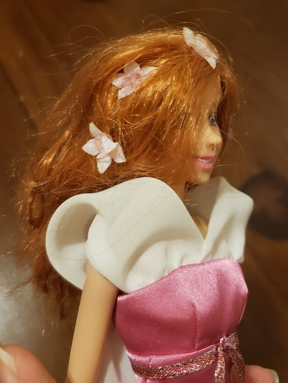 Enchanted Giselle pink dress Barbie doll Disney - Picture 5 of 7